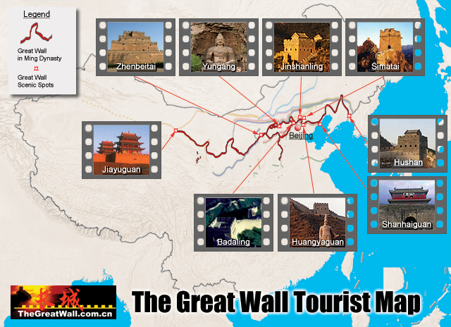 The Great Wall Tourist Map